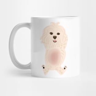 Maltipoo asking for belly rub Mug